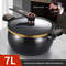 Large Capacity 7L Household Micro Pressure Stew Pot Non Stick Multi Functional Cooker 0