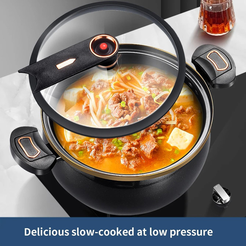 Large Capacity 7L Household Micro Pressure Stew Pot Non Stick Multi Functional Cooker 3