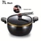 Large Capacity 7L Household Micro Pressure Stew Pot Non Stick Multi Functional Cooker 7
