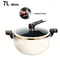 Large Capacity 7L Household Micro Pressure Stew Pot Non Stick Multi Functional Cooker 8