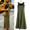 Women Summer Wide Leg Cotton Linen Jumpsuit Casual Sleeveless Loose Fit Overalls 6