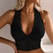 Women Lace Padded Bralette Sexy Crop Top With Backless Cami Design 6