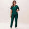 New Nurse Scrub Set V Neck Top With Jogger Pants Medical Workwear 10