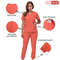New Nurse Scrub Set V Neck Top With Jogger Pants Medical Workwear 1