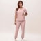 New Nurse Scrub Set V Neck Top With Jogger Pants Medical Workwear 6