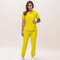 New Nurse Scrub Set V Neck Top With Jogger Pants Medical Workwear 18