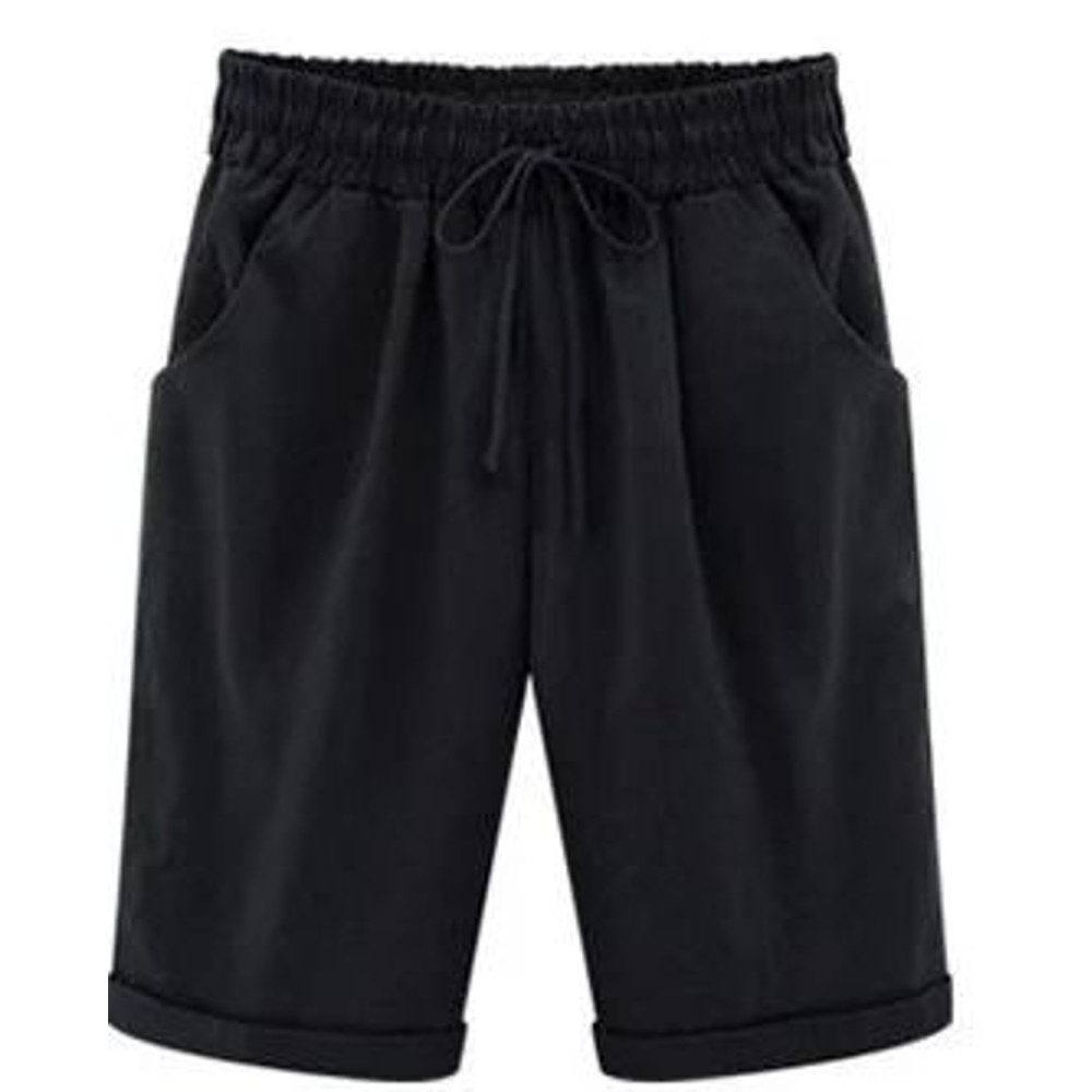 Womens Solid High Waist Harem Pants Casual Loose Summer Trousers 6