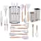 19 Piece Silicone Kitchenware Set With Knives Cutting Board And Utensils 3