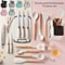 19 Piece Silicone Kitchenware Set With Knives Cutting Board And Utensils 5