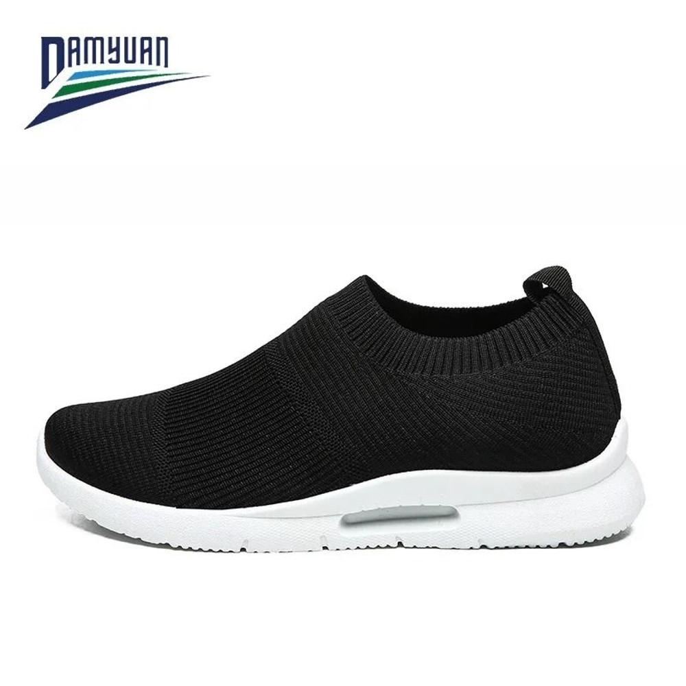 Men Casual Running Sneakers Lightweight Breathable Slip On Shoes 9