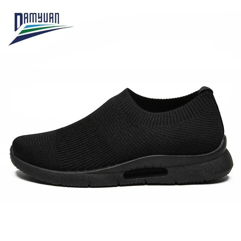Men Casual Running Sneakers Lightweight Breathable Slip On Shoes 7