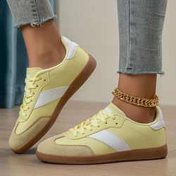 lightweight lace up fashion sneakers comfortable non slip casual sports shoes