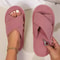 Lightweight Cross Band Slippers Open Toe Indoor Outdoor EVA Strap Slides 0