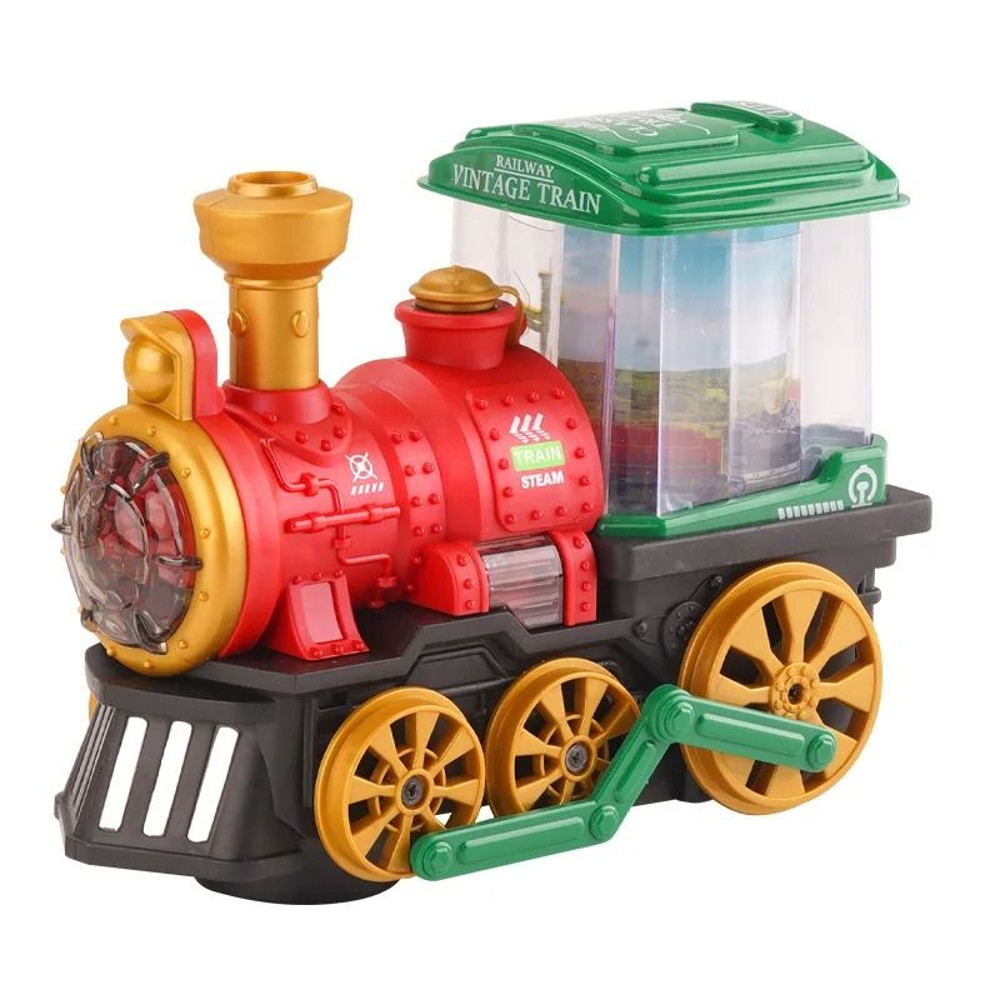 Electric Spray Steam Train Toy For Kids With Lights And Sound 10