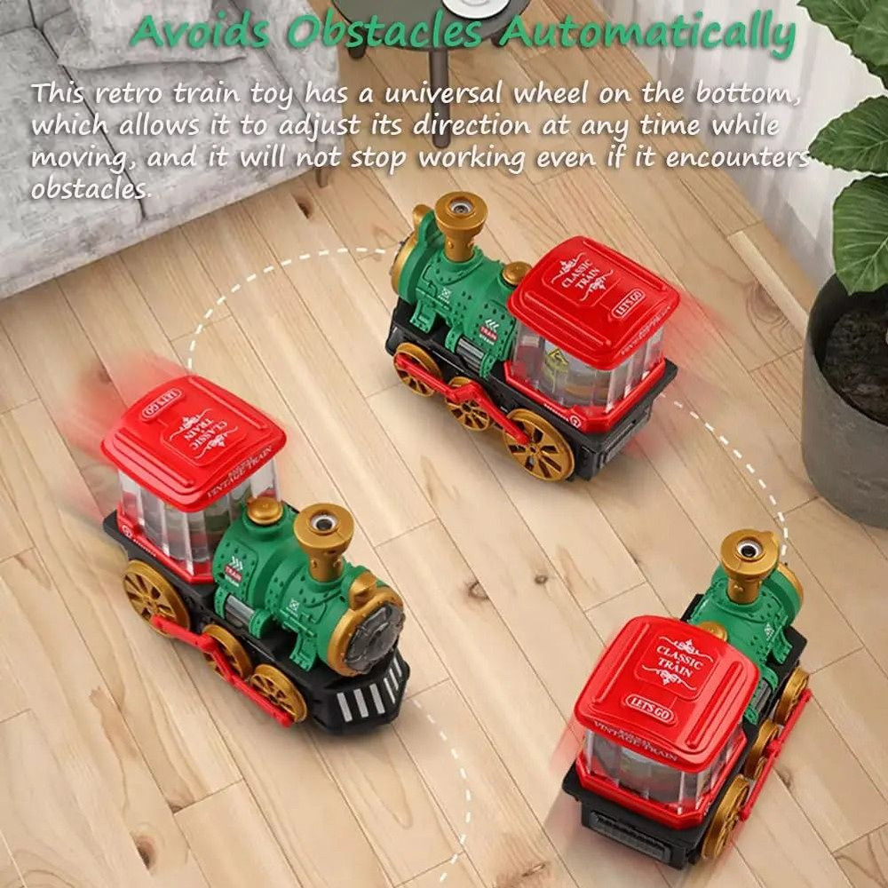 Electric Spray Steam Train Toy For Kids With Lights And Sound 2