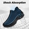 Safety Shoes Breathable Steel Toe Work Sneakers Lightweight Slip On Boots 2