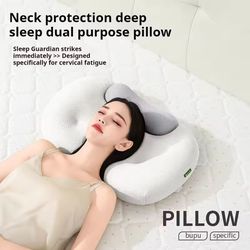 memory foam cervical pillow for neck pain relief ergonomic orthopedic contour support