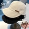 Women Wide Brim Sun Hat UV Protection Foldable Bucket Hat With Adjustable Fit 1