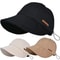Women Wide Brim Sun Hat UV Protection Foldable Bucket Hat With Adjustable Fit 2