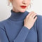 Women Fall Turtleneck Sweater Knitted Soft Pullover Cashmere Jumper 2