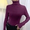 Women Fall Turtleneck Sweater Knitted Soft Pullover Cashmere Jumper 11