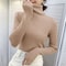 Women Fall Turtleneck Sweater Knitted Soft Pullover Cashmere Jumper 26