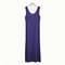 Women Ice Silk Slip Dress Seamless Midi Underdress With U Neck 9