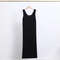 Women Ice Silk Slip Dress Seamless Midi Underdress With U Neck 8