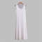 Women Ice Silk Slip Dress Seamless Midi Underdress With U Neck 10