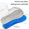 Silicone Honeycomb Insoles Shock Absorption Breathable Shoe Pads 2