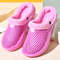 Couple Cotton Slippers Winter Warm Plush Indoor Clogs 2