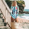 Women One Piece Swimsuit Long Sleeve Surfing Monokini 26