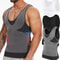 Men Slimming Body Shaper Compression T Shirt With Tummy Control 1