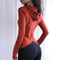 Womens Long Sleeve Yoga Hoodie With Thumb Holes And Breathable Mesh 6