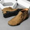 Mens Casual Walking Shoes With Zipper And Handcrafted Design 0