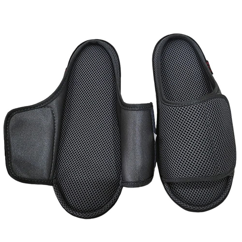 Mens Womens Diabetic Slippers Memory Foam Orthopedic Slippers Adjustable Slide Indoor Outdoor 7