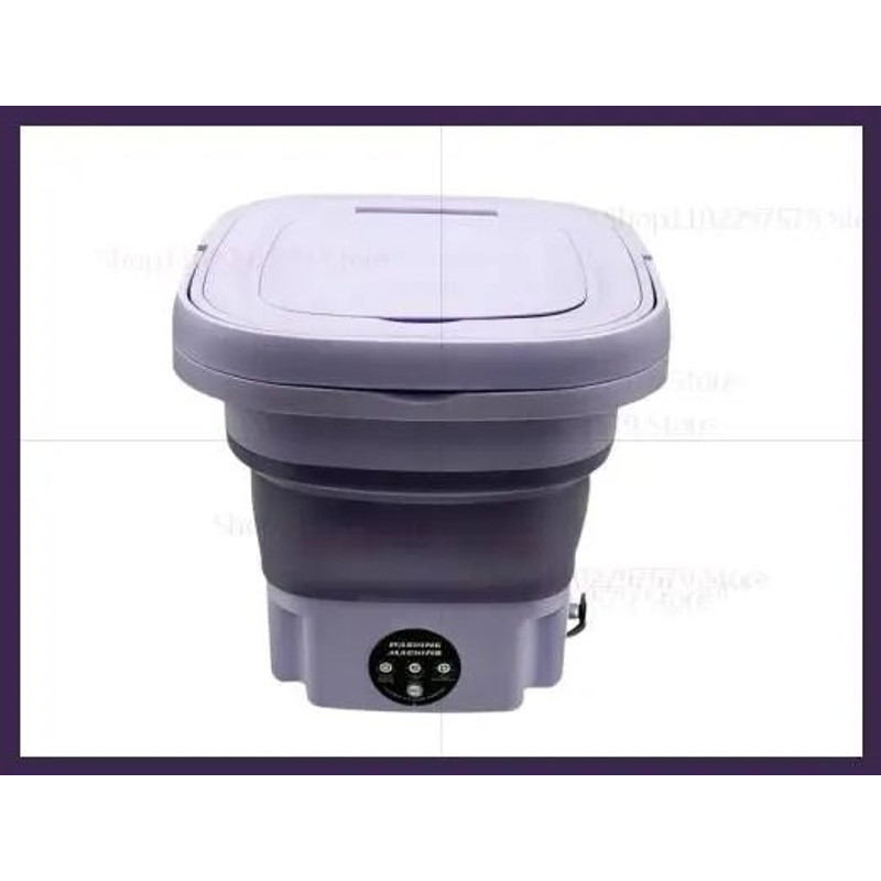 8L Portable Foldable Mini Washing Machine With Spin Dryer For Travel And Small Spaces 6