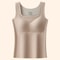 German Velvet Thermal Tank Top With Chest Pad For Women Seamless Winter Warm Undershirt 9