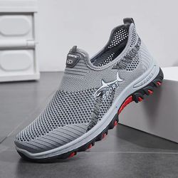 mens summer mesh sneakers lightweight breathable casual walking shoes