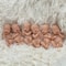Set Of 6 Mini Silicone Reborn Baby Dolls Soft Full Body AntiStress Collectible Toys 0