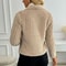Autumn Winter Long Sleeve Slim Casual Cardigan Coat For Women 5
