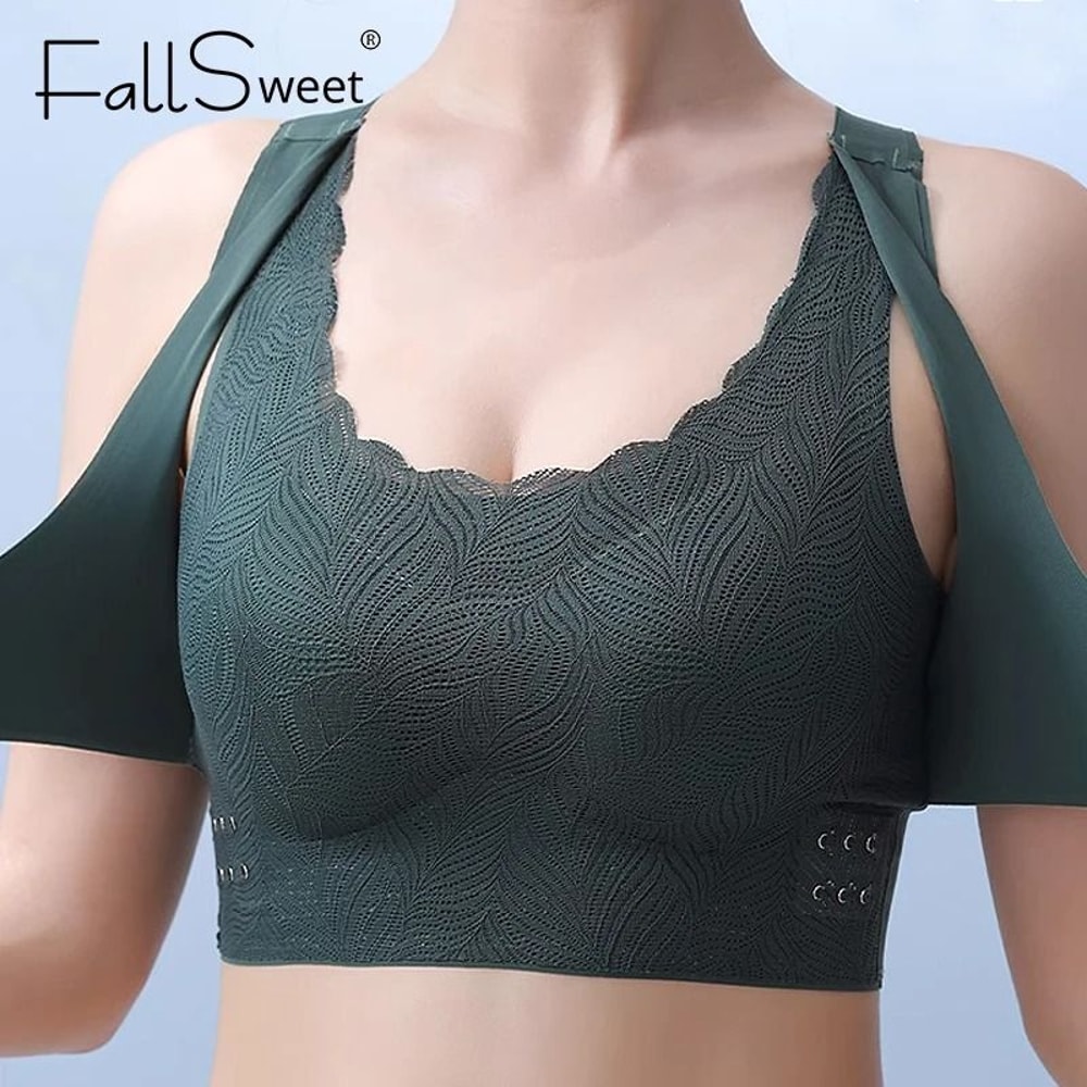 Seamless Push Up Cross Back Bralette Comfort Without Underwire 2