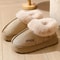 Anti Slip Plush Platform Winter Boots Warm Faux Suede Cotton Padded 9
