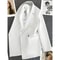 Womens Double Breasted Blazer Elegant Spring Autumn Coat 11