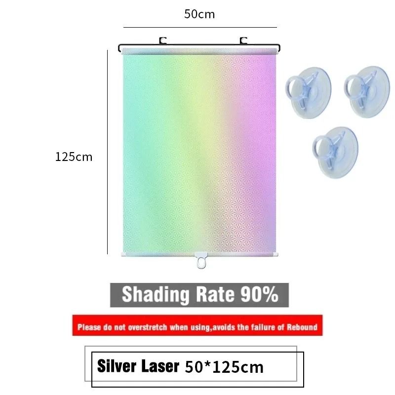 Universal Suction Cup Blackout Roller Blinds For Windows And Cars 15