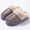 Womens Ankle Snow Boots Warm Indoor Outdoor Non Slip Slippers 6