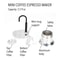 Single Tube Moka Pot 1 Cup 50ml Aluminum Alloy Spout Stovetop Italian Moka Coffee Maker For Outdoor 3