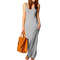 Sleeveless Women High Stretch Maxi Dress 13