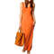 Sleeveless Women High Stretch Maxi Dress 16