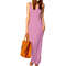 Sleeveless Women High Stretch Maxi Dress 17